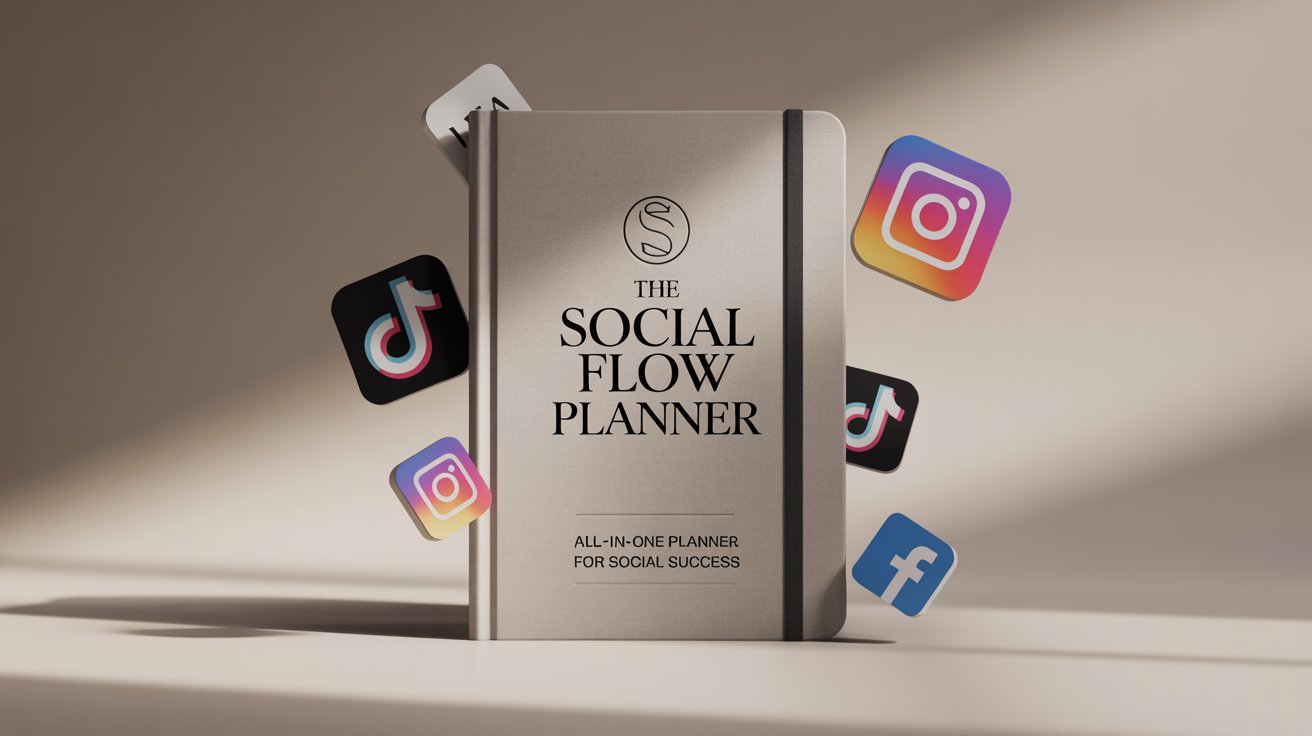 the social flow planner canva